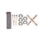Rustik Ring Toss Classic Game Set - Solid Wood Outdoor Family Backyard Lawn Game, Travel Storage Bag, 2+ Players Ages 6+
